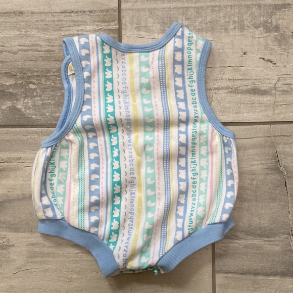 Baby N Collection Kids Size XS/6M Animal Pattern Long & 3/6M Short One-piece - Picture 9 of 9